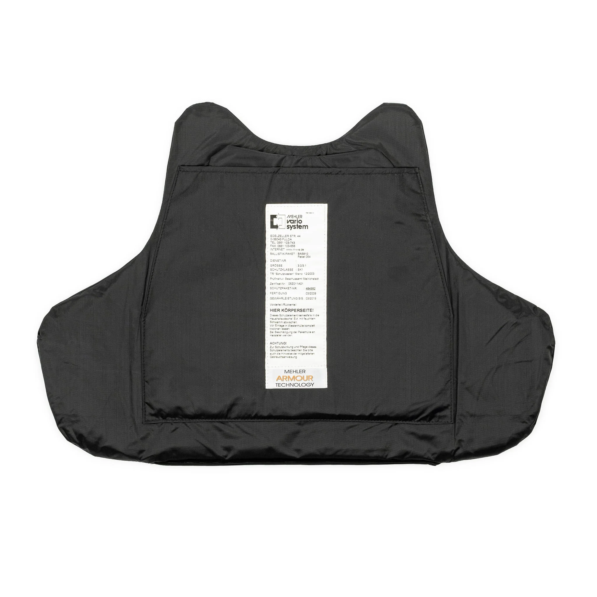 German Police Issue Concealable Ballistic/Anti Stab Vest - Image 3